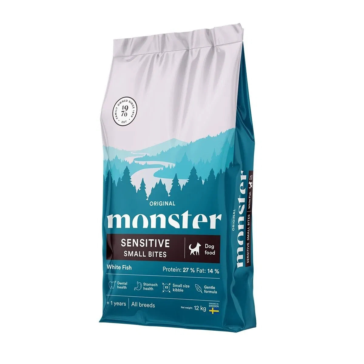 Monster Dog Original Adult Sensitive Fish Small Bites 12 kg