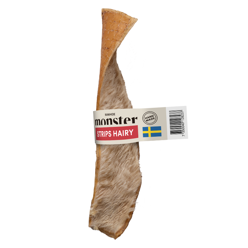 Monster Rawhide Hairy Beef Strips 1 kpl