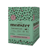 Monster Cat Pouches Adult Lamb kissalle 8 x 85 g