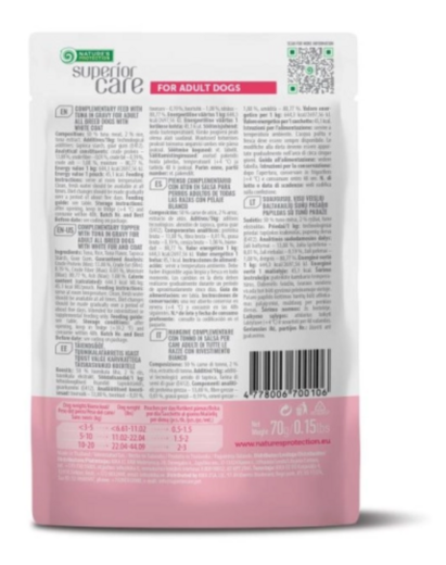 Nature's Protection Superior Care White Adult All Breeds Tonnikala koiralle 70 g