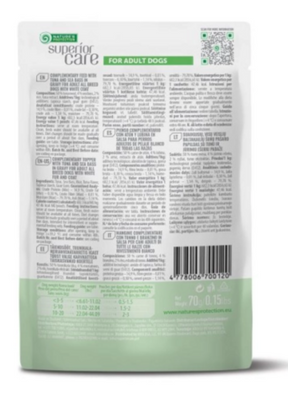 Nature's Protection Superior Care White Adult All Breed Tonnikala & Meriahven koiralle 70g