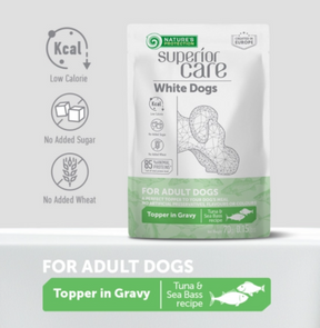 Nature's Protection Superior Care White Adult All Breed Tonnikala & Meriahven koiralle 70g