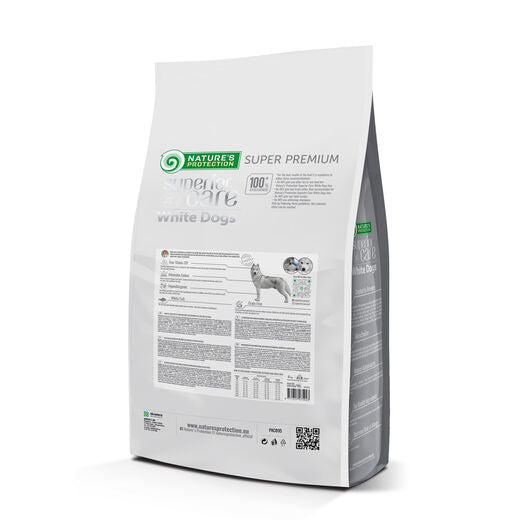 Nature's Protection Superior Care White Dogs Vaalea kala viljaton koiralle 4kg