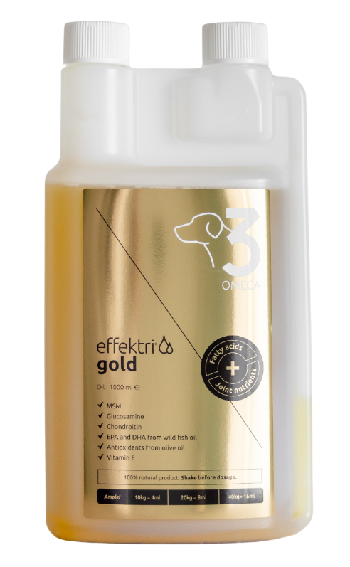 Effektri Gold Omega-3 koiralle