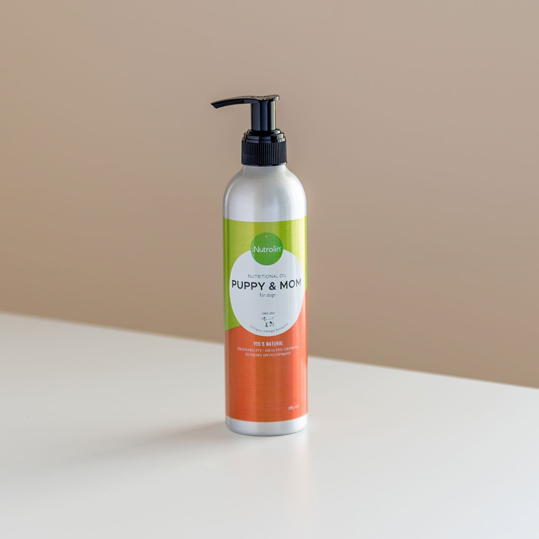 Nutrolin Puppy & Mom pumppupullo koiralle 260 ml