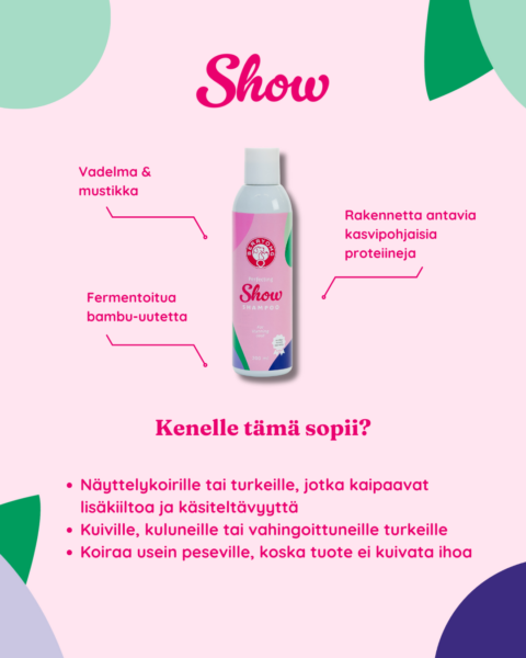 BERRYOMG Perfecting Show Shampoo koiralle 200 ml