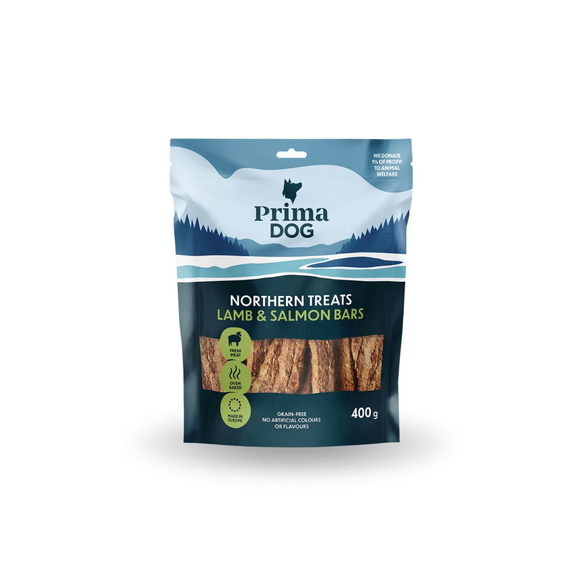 PrimaDog Northern Treats Lammas-lohitanko 400 g