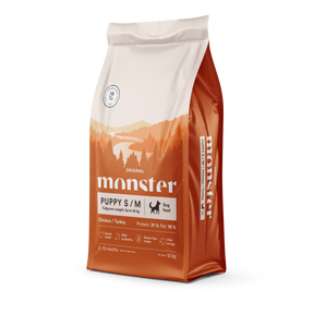 Monster Dog Original Puppy S/M Chicken-Turkey koiralle