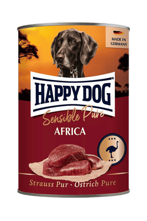 Happy Dog Pur Africa – Strutsi 6 x 400 g