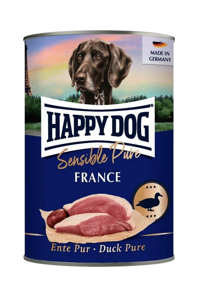 Happy Dog Pur France – Ankka 400 g MAISTELUPAKKAUS