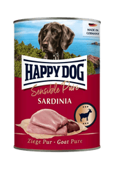 Happy Dog Pur Sardinia – Vuohi 400 g MAISTELUPAKKAUS