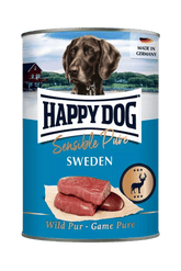 Happy Dog Pur Sweden – Riista 400 g MAISTELUPAKKAUS