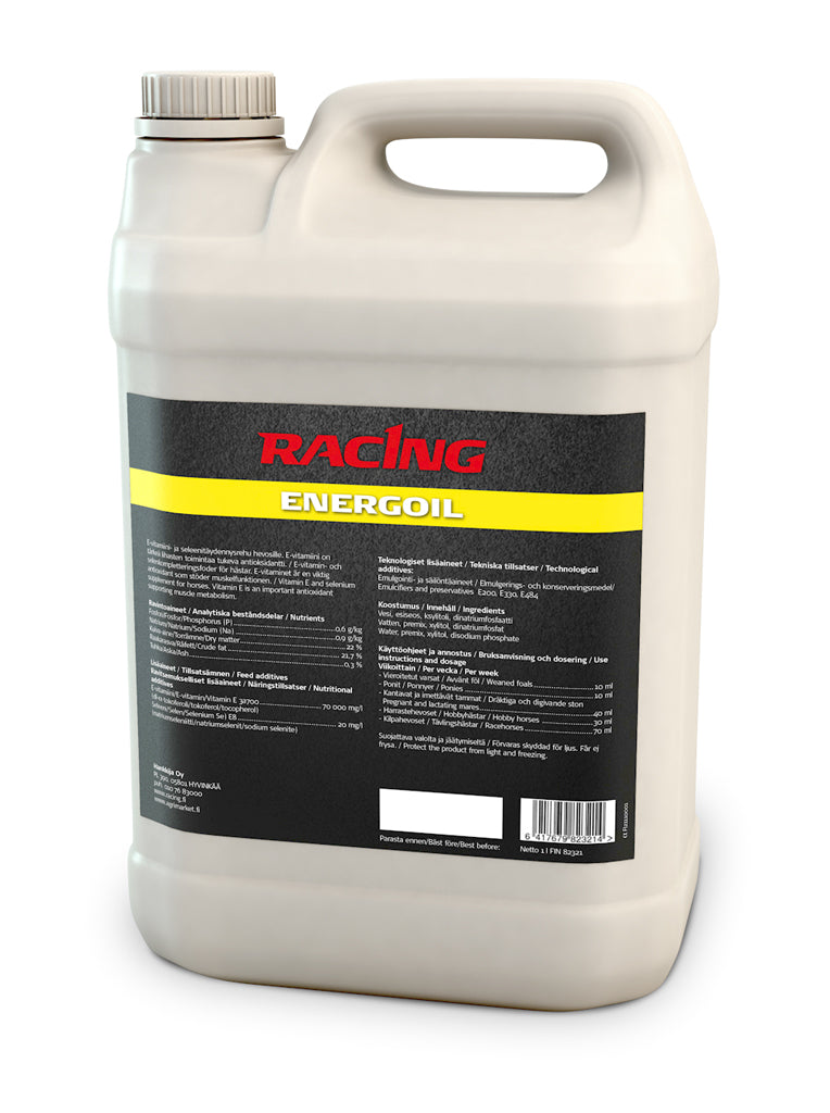 Racing Energoil 10 kg PÄIVÄYSTARJOUS