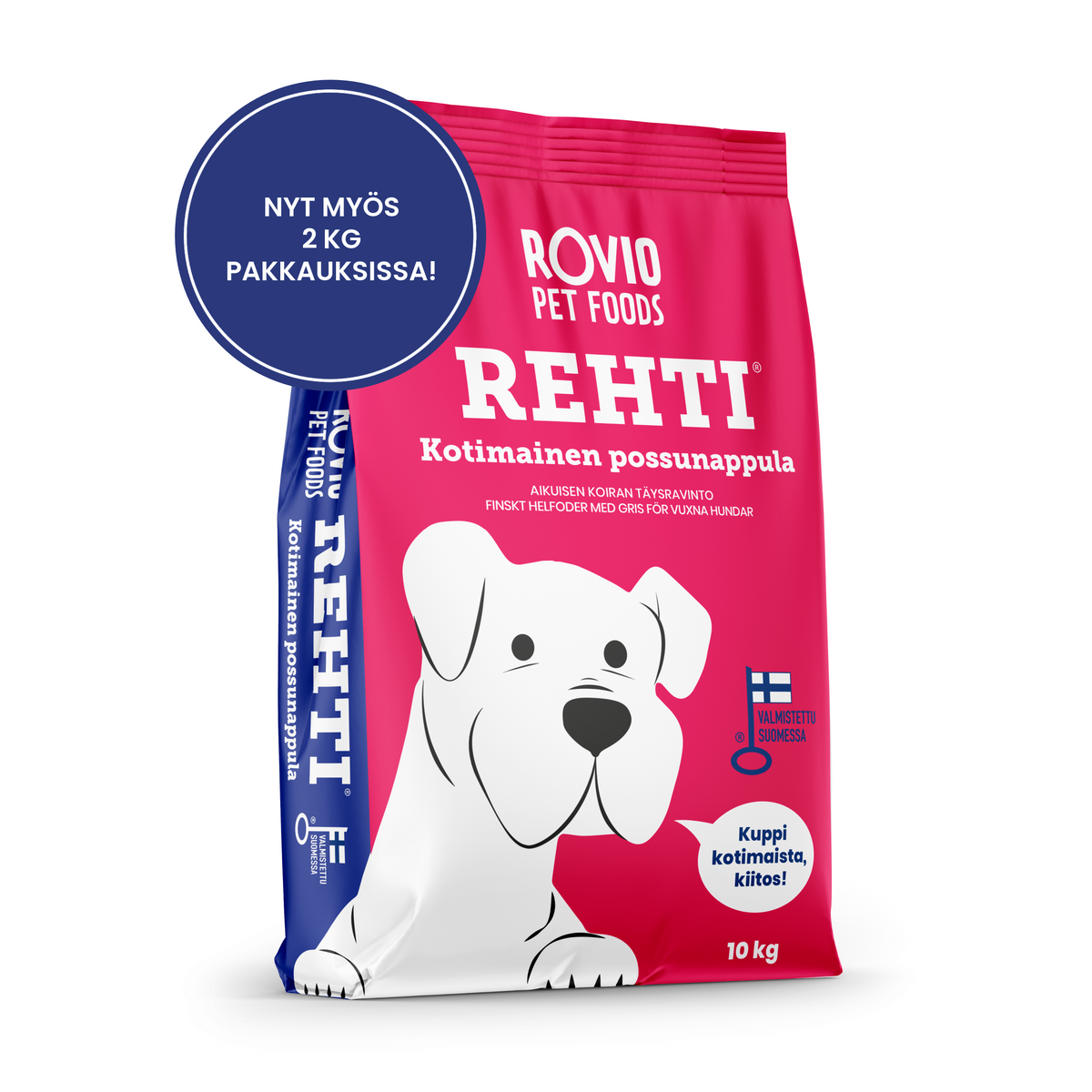 Rehti Kotimainen possunappula koiralle 10 kg