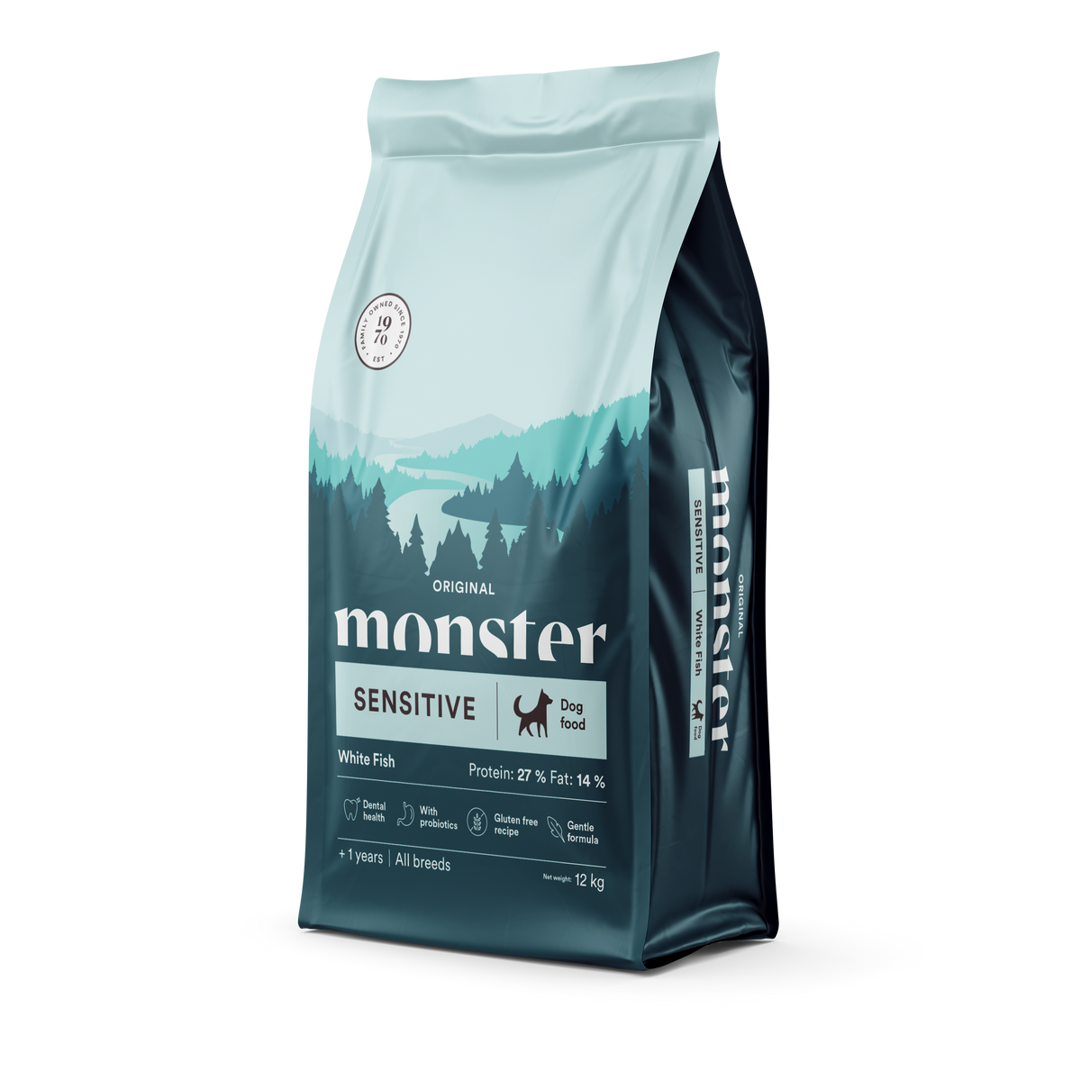 Monster Dog Original Adult Sensitive White Fish koiralle