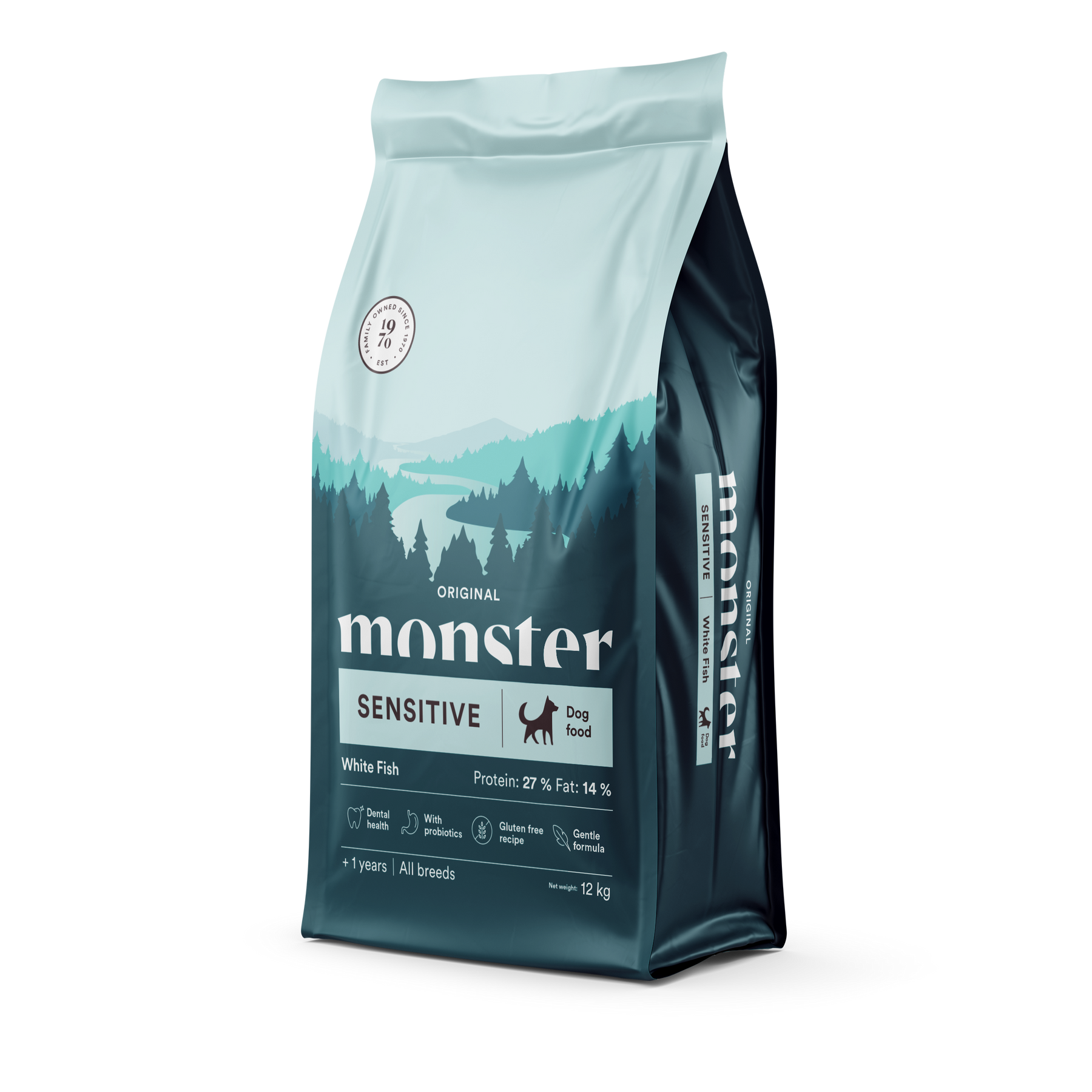 Monster Dog Original Adult Sensitive White Fish koiralle