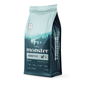Monster Dog Original Adult Sensitive White Fish koiralle