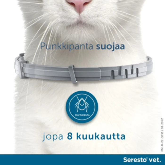 Seresto vet. 1.25 g + 0.56 g x 1 panta alle 8 kg kissoille ja koirille