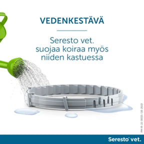 Seresto vet. 1.25 g + 0.56 g x 1 panta alle 8 kg kissoille ja koirille