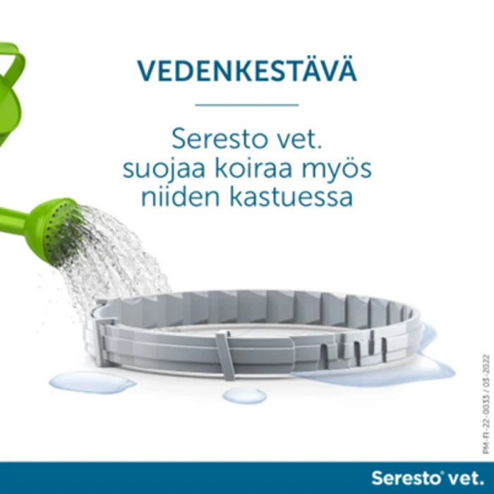 Seresto vet. 1.25 g + 0.56 g x 1 panta alle 8 kg kissoille ja koirille