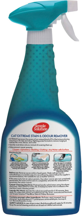 Simple Solution Extreme tahran ja hajunpoistaja kissalle 500 ml