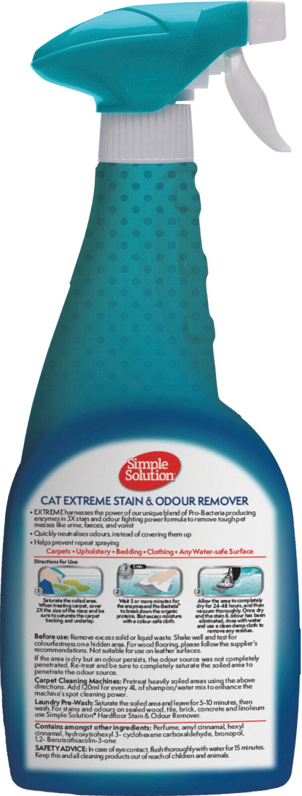 Simple Solution Extreme tahran ja hajunpoistaja kissalle 500 ml
