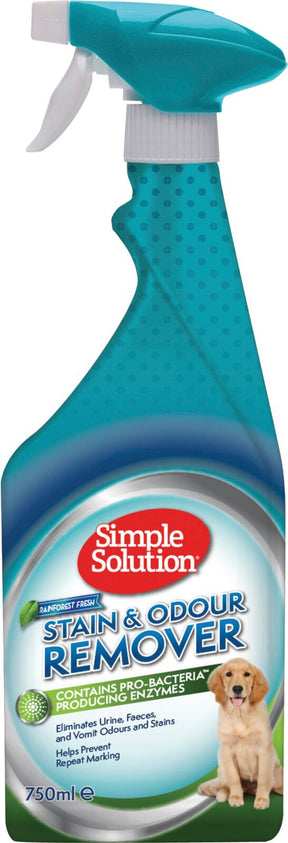 Simple Solution Extreme tahran ja hajunpoistaja Rain Forest 750 ml