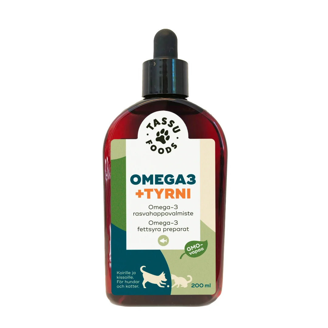 Tassu foods Omega-3 + Tyrni koiralle ja kissalle