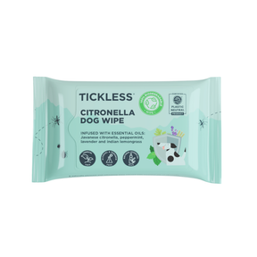 Tickless Citronella Dog Wipe - Hyönteispyyhe koirille 20kpl