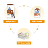 Tukihoitopaketti munuaisten vajaatoimintaan kissoille Hill's