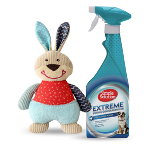 Simple Solution Extreme stain & odor remover 500 ml + Rabbit 18 cm lelu