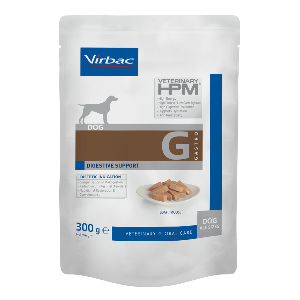 Virbac Veterinary HPM Digestive Support koiralle 300 g MAISTELUPAKKAUS