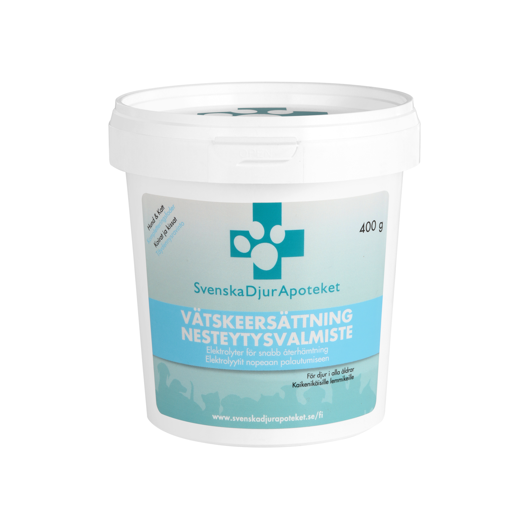 Svenska DjurApoteket Vätskeersättning koiralle ja kissalle 400 g