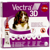 Vectra 3D 3 x 8.0 ml paikallisvaleluliuos yli 40 kg koirille