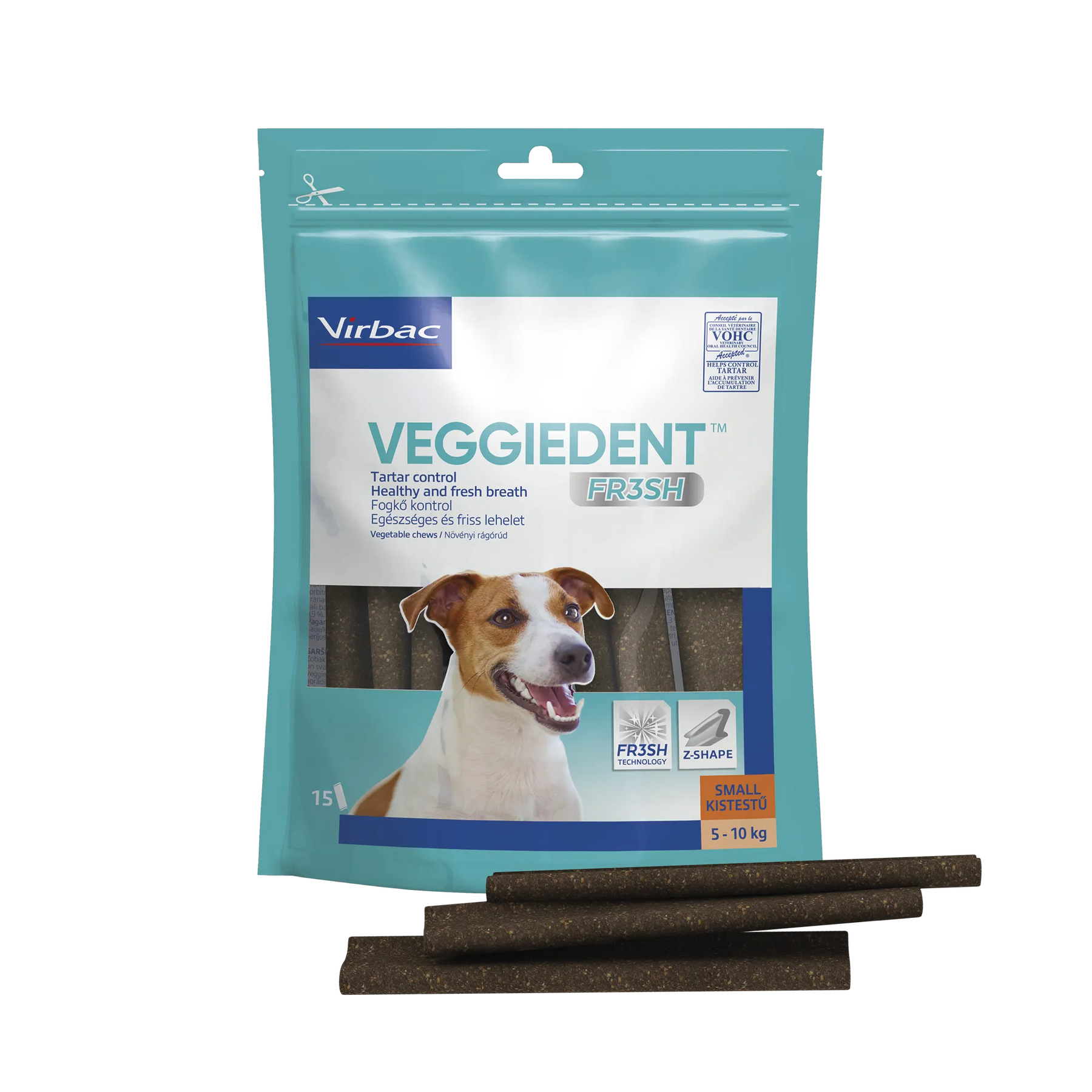 Virbac VeggieDent purupalat koiralle 5-10 kg