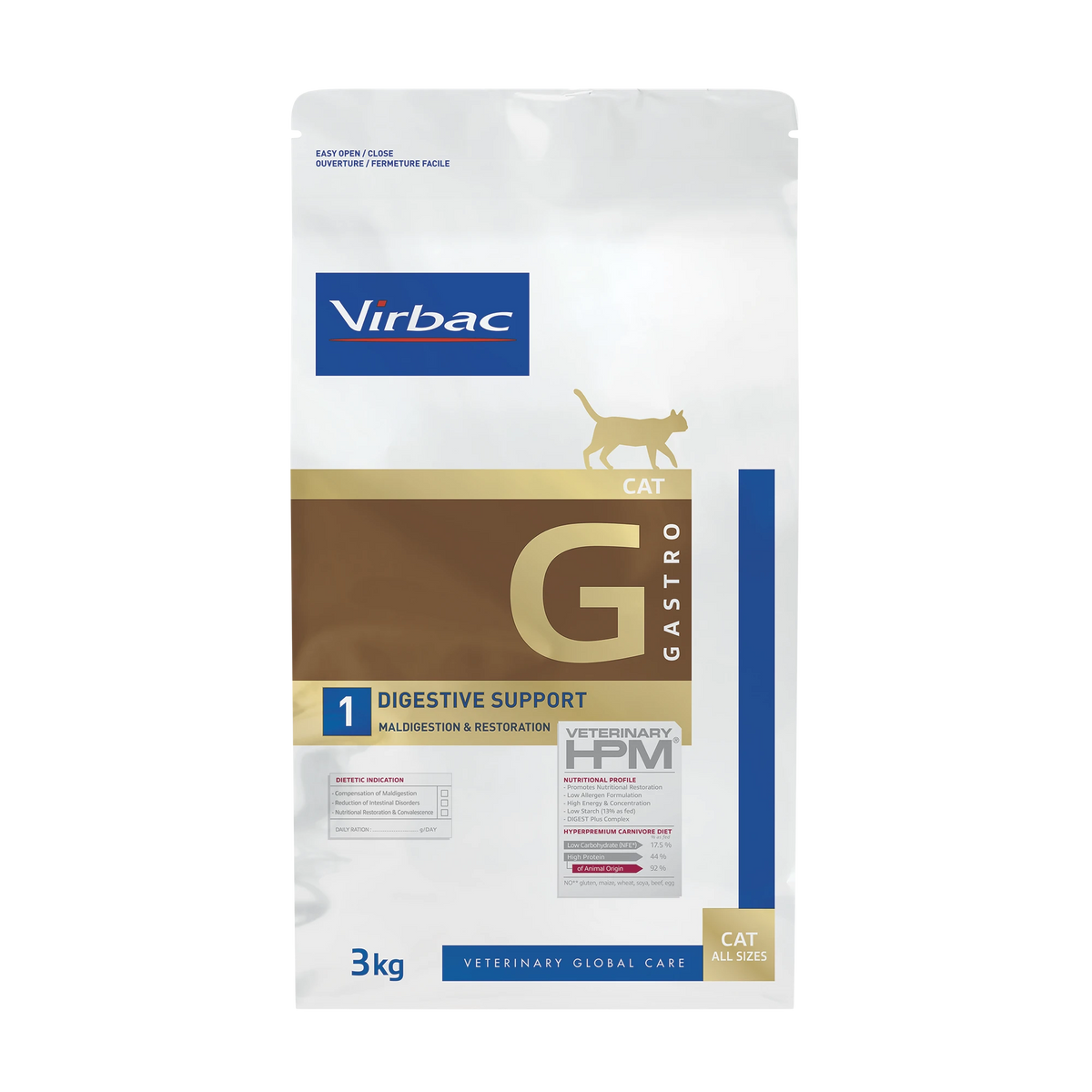 Virbac Veterinary HPM G1 Digestive Support Cat 3 kg