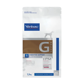 Virbac Veterinary HPM Digestive Support Dog yhdistelmä 1,5 kg + 9 x 300 g