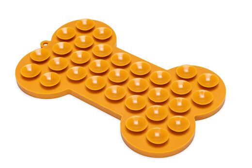 Beeztees LickMat Bone nuolumatto oranssi 18cm