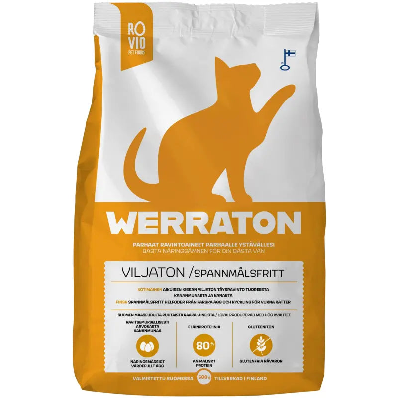 Werraton Viljaton kissanruoka