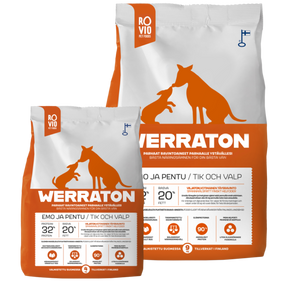 Werraton Emo & Pentu koiranruoka 9 kg