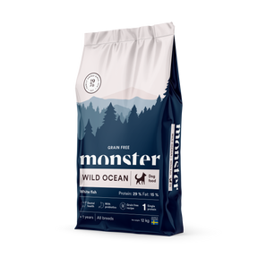 Monster Dog Grain Free Wild Ocean White Fish koiralle