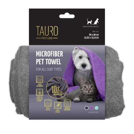 Tauro Pro Line mikrokuitupyyhe 60x90cm,