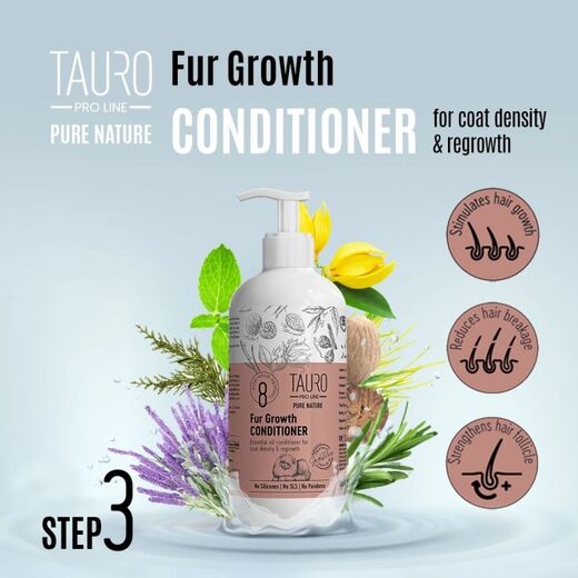 Tauro Pro Line Pure Nature Fur Growth ravitseva hoitoaine 400 ml