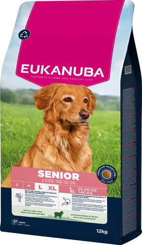Eukanuba Senior Large Lamb & Rice koiran kuivaruoka 12 kg