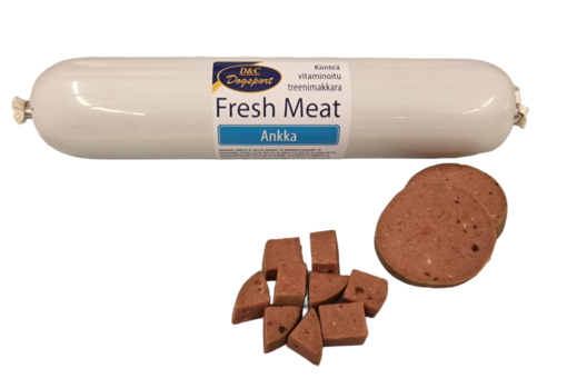 D&C Fresh Meat treenimakkara ankka 20 x 400 g SÄÄSTÖPAKKAUS