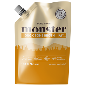 Monster Bone Broth Duck luuliemi koiralle