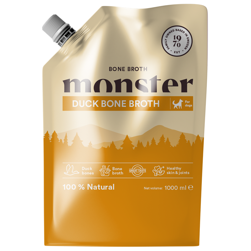 Monster Bone Broth Duck luuliemi koiralle