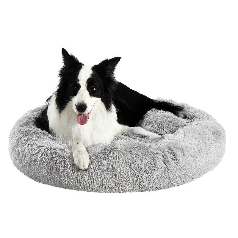 Brava Fluffy rauhoittava peti vaaleanharmaa koko L