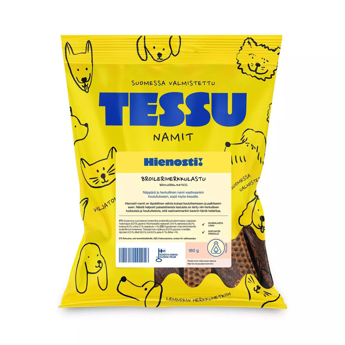 Tessu Hienosti! Broileriherkkulastu 180g