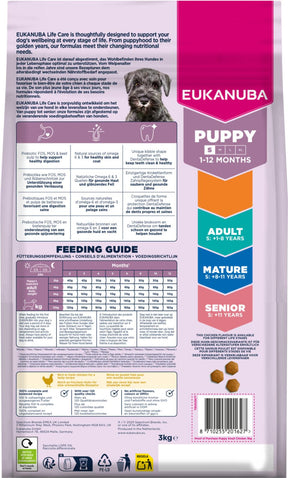 Eukanuba Puppy Small Breed koiran kuivaruoka 3 kg